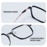 Photochromic UV400 Blue Light Blocking Glasses 8223