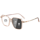 Photochromic UV400 Blue Light Blocking Glasses 8223