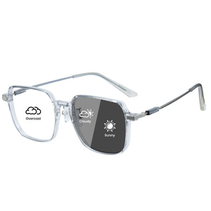 Photochromic UV400 Blue Light Blocking Glasses 8223