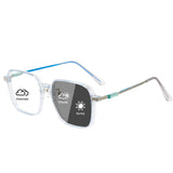 Photochromic UV400 Blue Light Blocking Glasses 8223