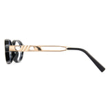 Computer Glasses UV400 Blue Light Blocking Oval Retro Glasses 8242