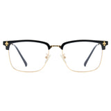 Cyxus Chrome Hearts Browline Men Business Computer Glasses 8252