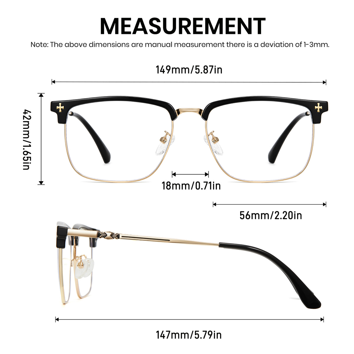 Browline Computer Glasses 8252