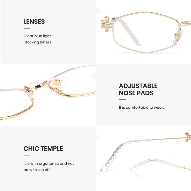 Rectangle Blue Light Glasses
