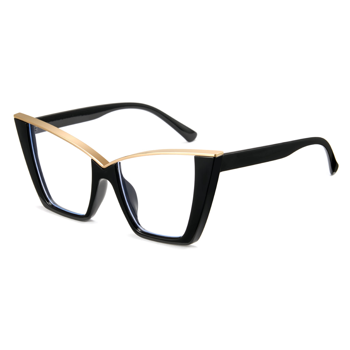 Cyxus Retro Vintage Large Frame Cat Eye Computer Glasses 8298