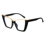 Cyxus Retro Vintage Large Frame Cat Eye Computer Glasses 8298