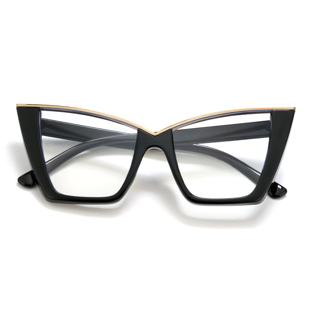 Cyxus Retro Vintage Large Frame Cat Eye Computer Glasses 8298