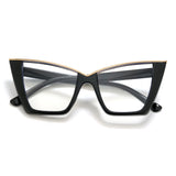 Cyxus Retro Vintage Large Frame Cat Eye Computer Glasses 8298