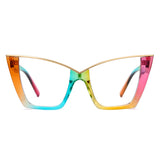 Cyxus Retro Vintage Large Frame Cat Eye Computer Glasses 8298