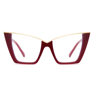 Cyxus Retro Vintage Large Frame Cat Eye Computer Glasses 8298