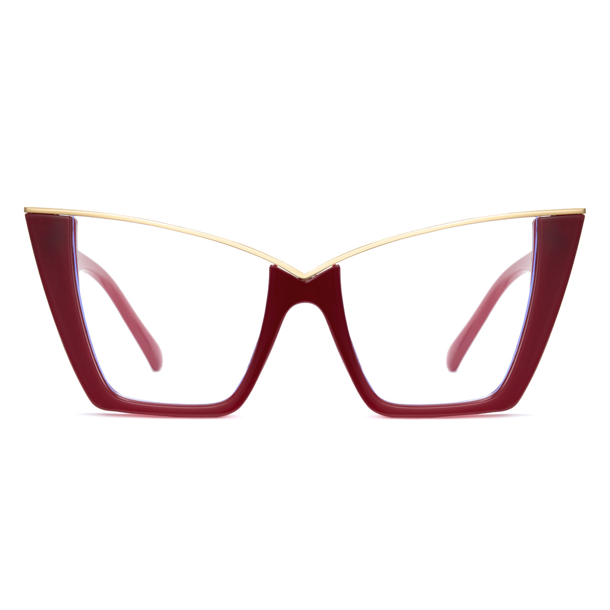 Cyxus Retro Vintage Large Frame Cat Eye Computer Glasses 8298