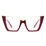 Cyxus Retro Vintage Large Frame Cat Eye Computer Glasses 8298