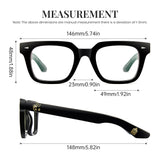 Square Frame Palace Museum Glasses 8345