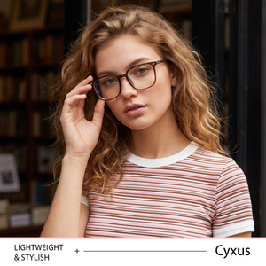 Oversized Square Anti-Blue Light Glasses-8368