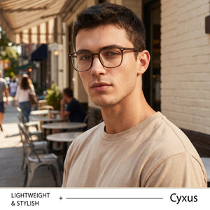 Oversized Square Anti-Blue Light Glasses-8368