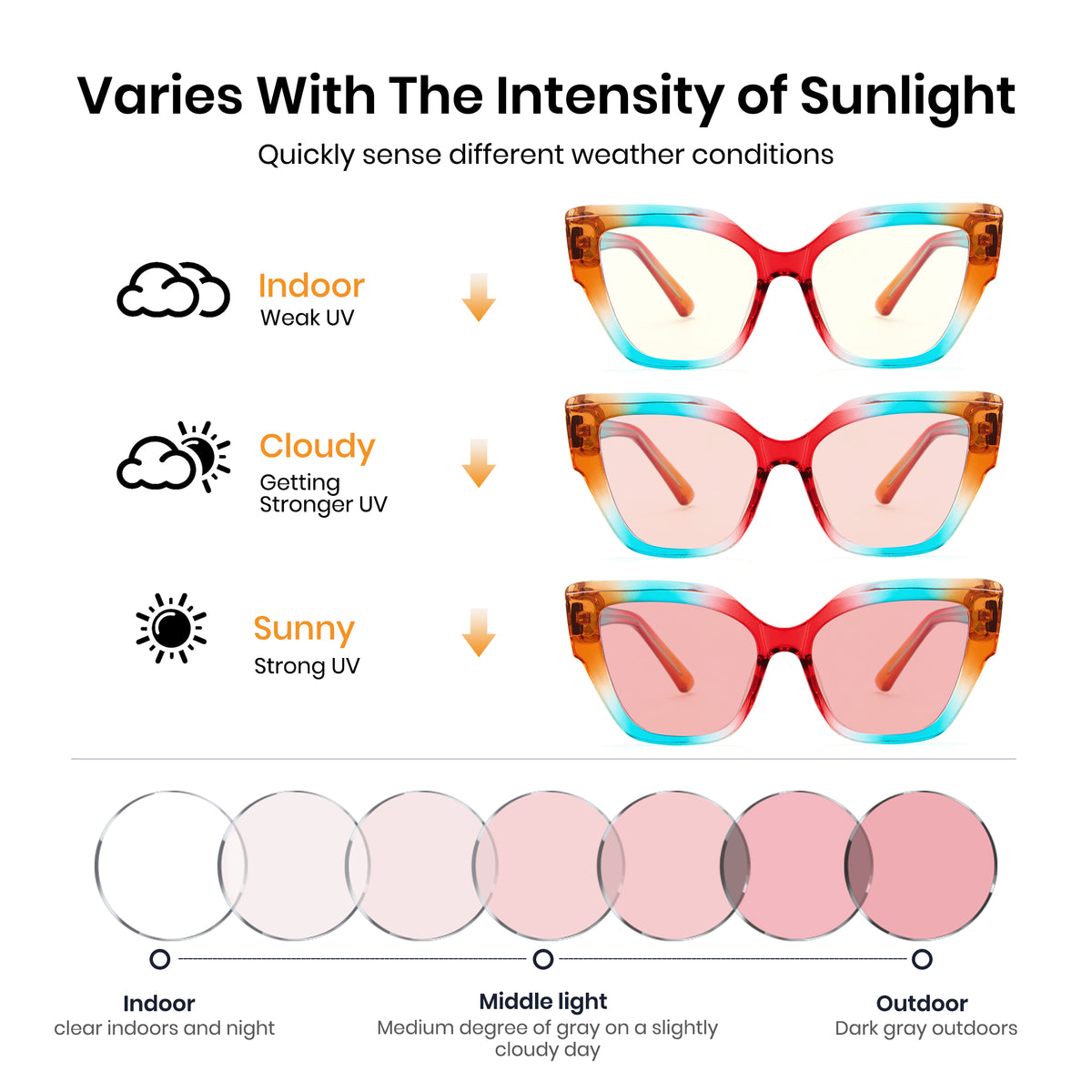 Photochromic Glasses 8371