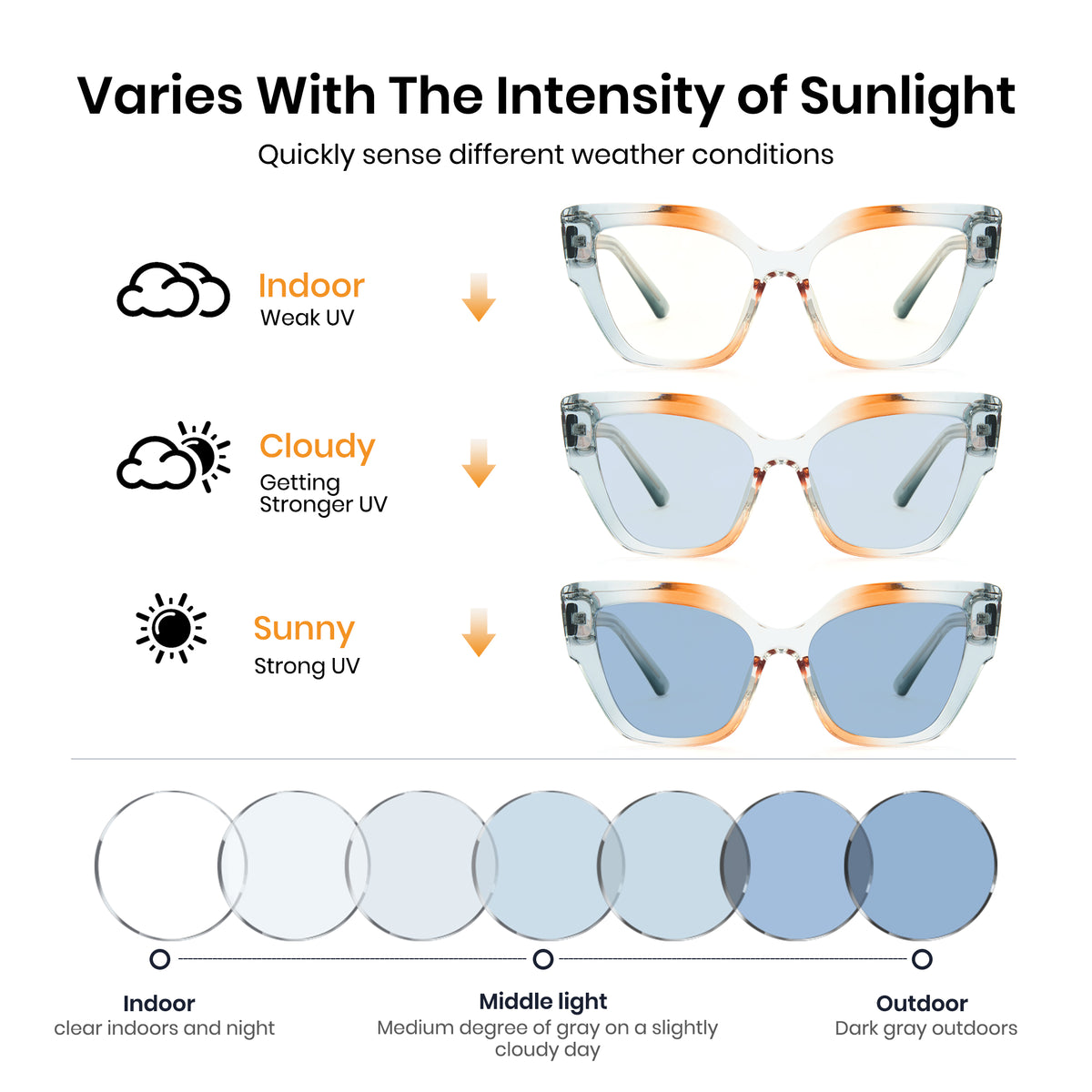 Photochromic Glasses 8371