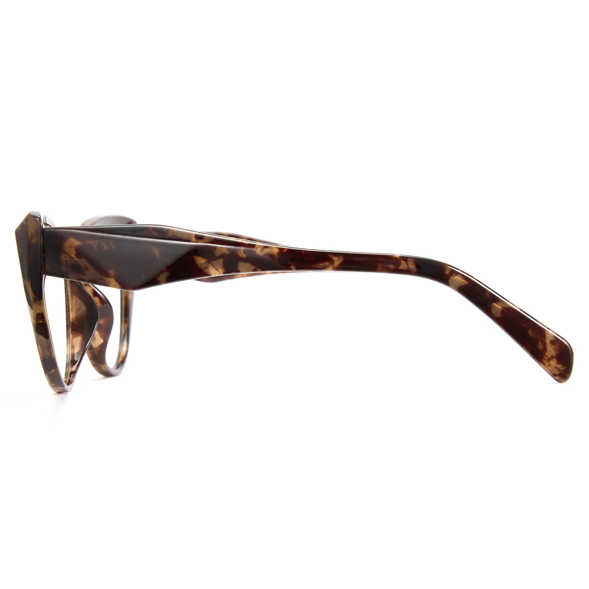 Bean flower tortoise cat eye blue light glasses, TR90, SKU 8385T03
