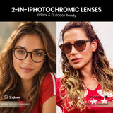 Anti Blue Light Photochromic Glasses 8390