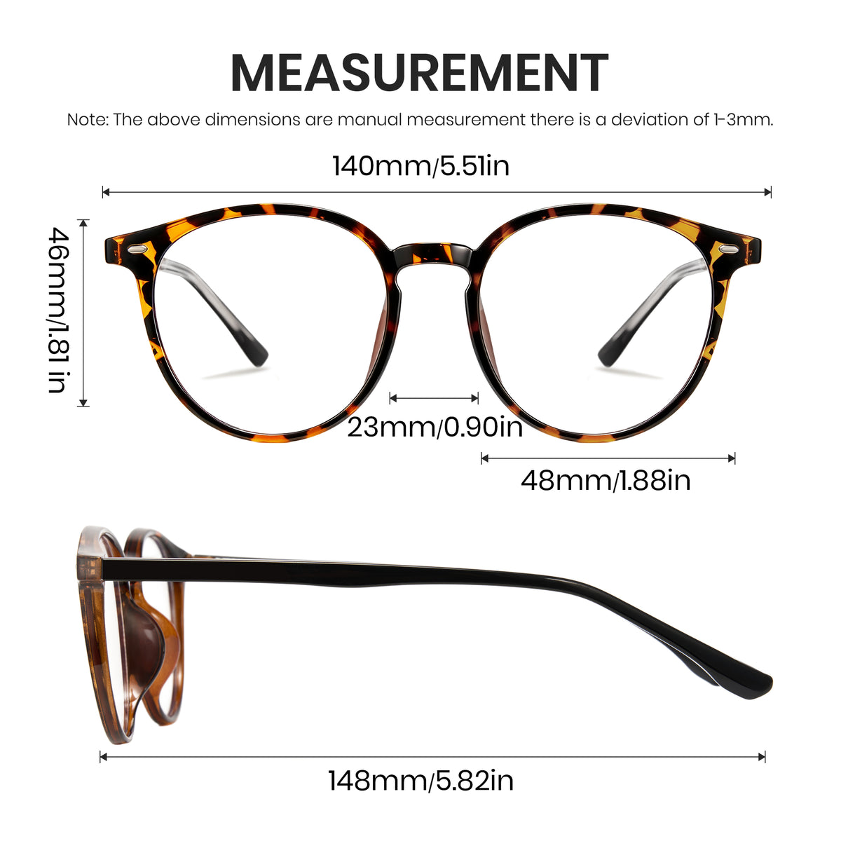 Anti Blue Light Photochromic Glasses 8390