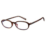 Office siren glasses in tortoise oval frame – retro 90s workwear vibe