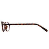 Office siren glasses in tortoise oval frame – retro 90s workwear vibe