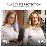 Office siren glasses in tortoise oval frame – retro 90s workwear vibe