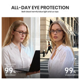 Office siren glasses in dark brown oval frame for the office
