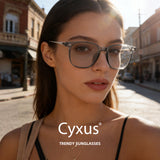 1353 unisex grey large square sunglasses light grey lenses non-polarized PC frame metal temples daily casual commuting