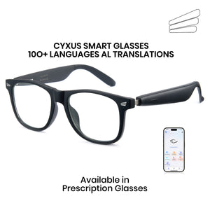 CYXUS Smart Glasses AI Real-Time Translation 8284