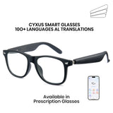 Cyxus Smart Glasses AI Play Music Take Calls 8284