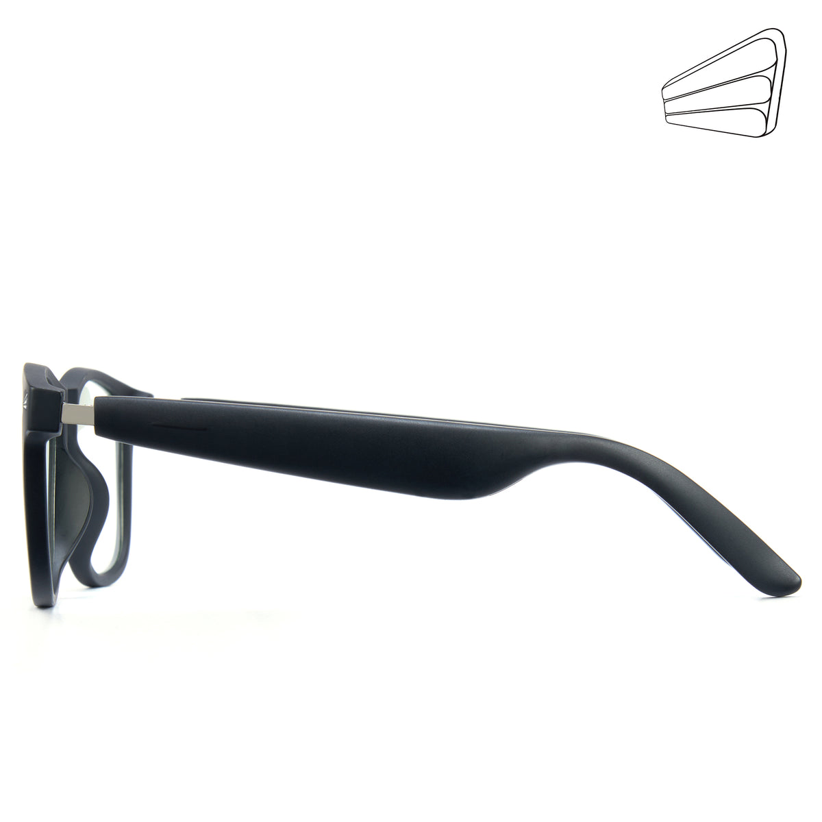 CYXUS Smart Glasses AI Take Calls 24h Long Lasting Battery 8284
