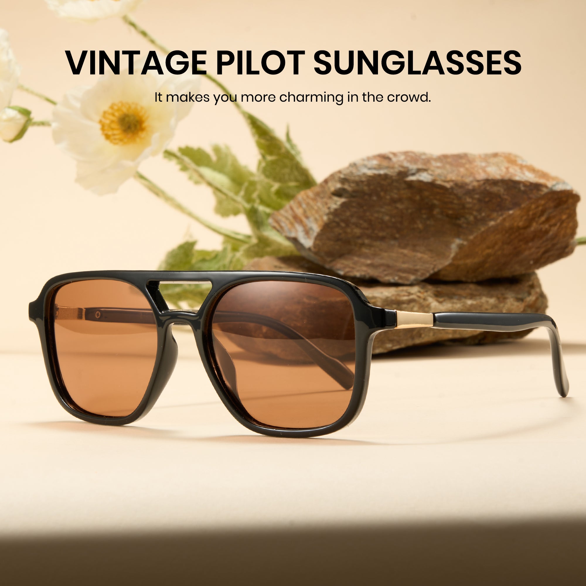 Polarized Aviator Sunglasses - P1215 Secondary image