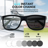Cyxus 0.1 Seconds Smart 4 Manual Tint Modes Photochromic Polarized Sunglasses P1301
