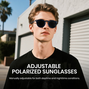 Adjustable Brightness Day or Night Polarized Sunglasses P1317