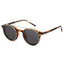 P1341 unisex round tortoise polarized sunglasses grey TAC lenses TR90 frame running fishing driving minimalist style
