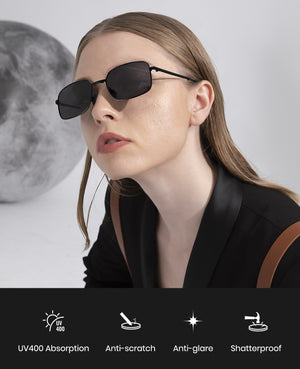 Cyxus Foldable Metal UV400 Protection Polarized Sunglasses 1016
