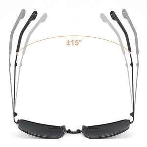 Cyxus Foldable Metal UV400 Protection Polarized Sunglasses 1016