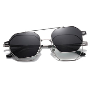 Cyxus Magnetic Geometric Polarized Sunglasses 1054
