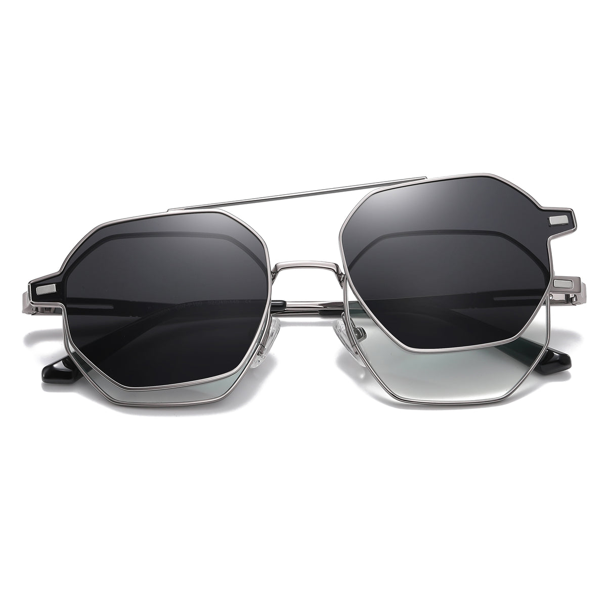 Cyxus Magnetic Geometric Polarized Sunglasses 1054