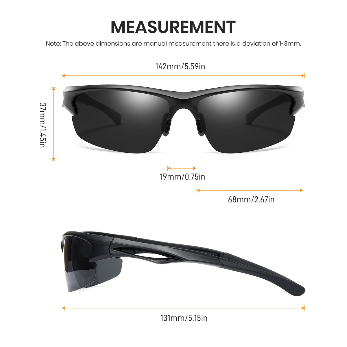 Sport Polarized Sunglasses 1071