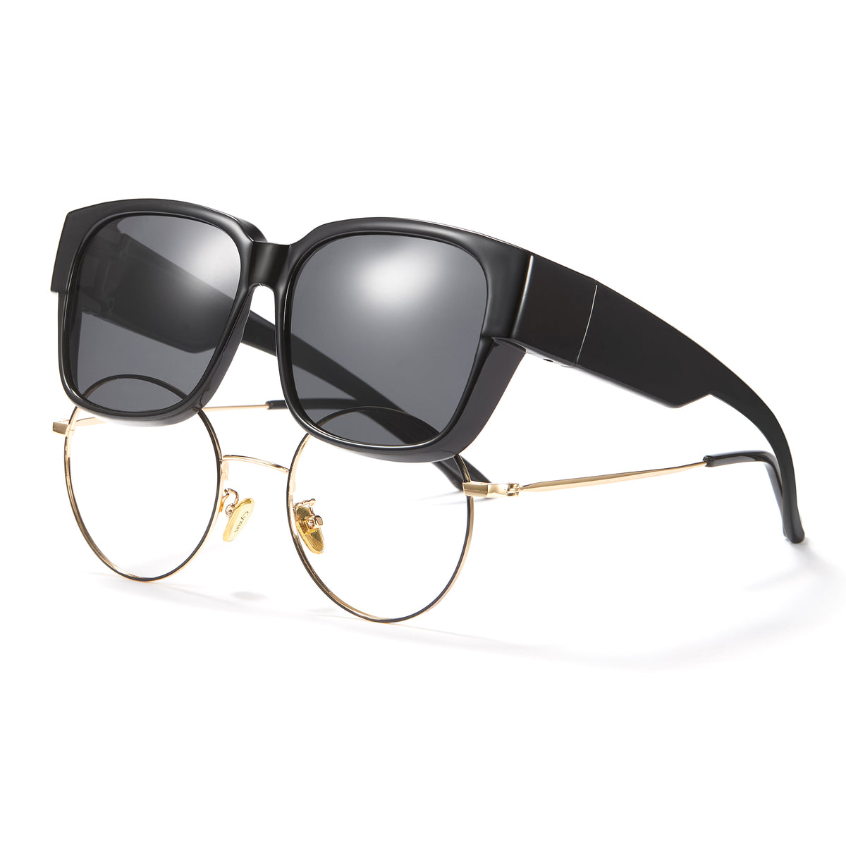 TAC Fit Over Wraparound Polarized Sunglasses 1821 メイン画像