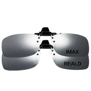 3D  Spectacles Glasses Clip-on Glasses for RealD & IMAX 3000B - Cyxus