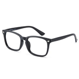 Bright Black Retro Anti-Blue Light & Prescription Glasses