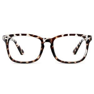 Retro Style Anti-Blue Light & Prescription Glasses-White Tortoise