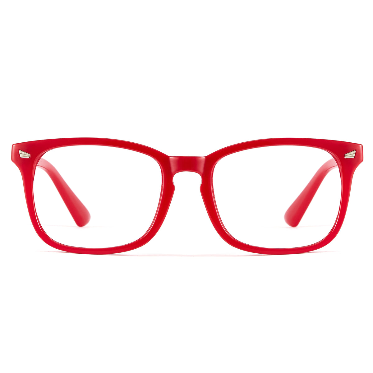 Red Retro Style Anti-Blue Light & Prescription Glasses