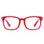 Red Retro Style Anti-Blue Light & Prescription Glasses