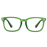 Matte Green Retro Style Anti-Blue Light & Prescription Glasses