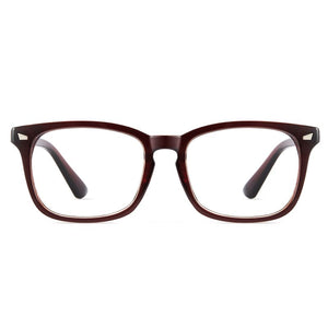 Tea Brown Retro Style Anti-Blue Light & Prescription Glasses