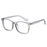 Gray glasses frame